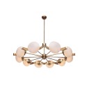 John Salibello - Circular Brass Chandelier